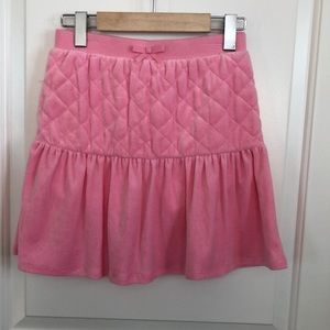 NWOT Gymboree velour pink skort size 12
